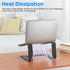 GleYo 10-16" Laptop Stand for Desk Detachable Aluminum Computer Riser Portable Metal Notebook Printer Stand Holder