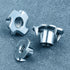 Wensilon 1/4 20 (100 T-Nuts * pcs), zinc Plated Steel, for Wood, Climbing Holds and cabinets