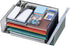 Mind Reader Desktop Organizer, File Storage, Paper Tray, Metal Mesh, 16.75"L x 9.15"W x 6"H, Silver