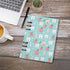 A5 90 Nevjipu College Ruled Notebooks for School - Cute Toothbrush Teeth Print Pu Leather Travel Lined Book Journal
