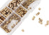 binifiMux 300pcs M3 Knurled Threaded Inserts, Brass Female Press in Embedment Heat Set Nuts Assortment Kit