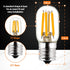 BlueStars E17 T7 LED Light Bulb, 2W 120V (25W Equivalent), Energy Saving, 2700K Warm White, 220lm, 3 PACKS
