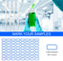 10PCS 4ml Clear Glass Vials with Screw Caps and PE pad, Leak-Proof Liquid Storage Empty Vials with Droppers