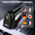 PecuMecu 2D PDF417 (TM-10CS) USB Barcode Scanner with Stand, Handheld QR Code Scanner Data Matrix Bar Code Reader