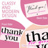 RYIGYWE 50PCS 2" 3.5" A14 Customer Thank You Cards Thank You for Supporting My Small Business x Small Customer