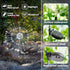 120 2 Anordsem Solar Garden Lights Outdoor: Bendable Copper Wire with LED Firework Beads - Waterproof White Lighting