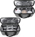 Trunab Reusable 3 Cups Drink Carrier for Delivery with Adjustable Dividers, Insulated Drink Caddy Holder Bag for Take