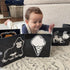 Happy Start High Contrast Board Book, Easy to Clean, Hospital Approved, Tummy Time Toys, Black and White Baby Toys,