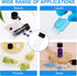 10ml Clear Glass Vials with Screw Caps and Plastic Stoppers - 30PCS Leak-Proof Liquid Storage Vials