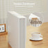 JiaWei File Folder with Pockets, White Accordion Filing Folder with 7 Pockets, A4 Letter Size Organizer with Labels
