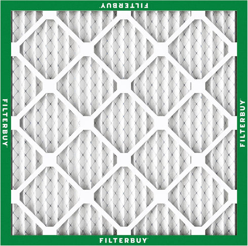 Filterbuy 20x20x1 Air Filter MERV 8 Dust Defense (1-Pack), Pleated HVAC AC Furnace Replacement Filter (Actual Size: