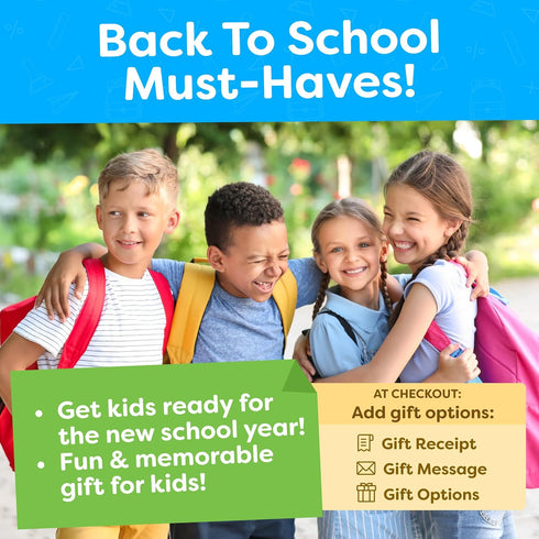 First Day of School Sign Board with Liquid Chalk Markers, 14”x11” Double-Sided & Reusable Back to School Board