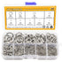 304 Stainless Steel Spring Lock Washer Assortment Set, 600 Pieces, 9 Sizes - M2 M2.5 M3 M4 M5 M6 M8 M10 M12