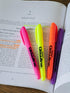 Promarx Pocket Stick Highlighters, Assorted Colors, 4 Count (HS07-LPCB04-48)