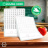 SCRIBBLEDO Dry Erase Number Chart for Students, 9”x12” Small White Board Dry Erase Sheets for Classroom Supplies