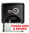 Please Sign & Return Rubber Stamp with Red Ink