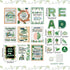 Hedeey 45 PCS Reading Bulletin Board Set - Eucalyptus Classroom Decorations with Motivational Positive Sayings Posters