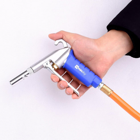 WWYNNsky High Flow Air Blow Gun, 120PSI, Aluminum Body, 1/4 Inch NPT, 3 Pieces Air Compressor Accessories Kit