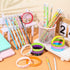 Sabary 48 Pcs Back to School Pencils, Silicone Bracelets Set, Classroom Reward Party Supplies for Kids