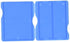 Globe Scientific 513041B Blue Polypropylene Slide Mailer for 2 Slides (Box of 100)