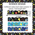 Fankya 68 Bulb Ft Science Bulletin Board Borders Stem Science Classroom Decorations Light Border Trims for Chemistry