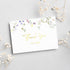 Generic 20 pack 4" 6" Floral Thank You Cards with Adhesive Envelopes, Gold Foil x Watercolor Wildflower Thank You Cards