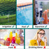 10 Feet - 3/8" ID x 1/2" OD Clear Vinyl Tubing, Flexible PVC Plastic Hose, BPA Free and Non Toxic