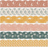 Whaline 82Ft Modern Boho Bulletin Board Borders, Sun Moon Leaves Trim Border for School Classroom Office Decor