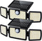 MIHANI Solar Flood Lights Outdoor, 2500LM Motion Sensor Security Lights with 270
