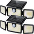 MIHANI Solar Flood Lights Outdoor, 2500LM Motion Sensor Security Lights with 270