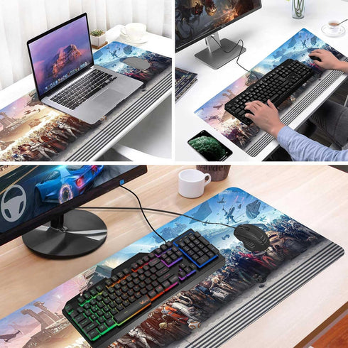 XXL Large Gaming Mouse Pad The Chosen One Custom Desk Pad, Portable Desk Mat 31.5X15.7 Inch with Anti-Slip Rubber Base