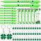 Fullhawl 48 Sets Shamrock Pen Gifts Bulk for Employee Good Luck Ballpoint Pens
