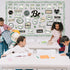 Back to School Eucalyptus Motivational Classroom Bulletin Board Decorations, Greenery Inspirational Quotes Cutouts