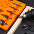 THINKWORK 5 Pcs Step Drill Bit Set with 5 Pcs Countersink Drill Bits & Tool Box, Nitriding HSS for Metal, Aluminum,