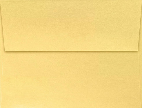 LUXPaper A2 Invitation Envelopes | Peel & Press | Gold Metallic | 4 3/8" x 5 3/4" | 80lb. Text | 50 Qty