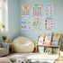 Set 6-Piece JELLY BEAN GENIUS Calming Corner Essential Poster for Kids Emotional Awareness & Social Emotional Learning