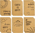 Paper Junkie 24 Pack Journals for Kids, Let's Be Happy Journals Bulk, Kraft Paper Notebooks, 80 Lined Pages