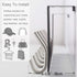 WEBI Over The Door Hooks, Door Hanger, Towel Rack, Coat Rack with 6 Hooks for Hanging Clothes and Hats (Bronze)