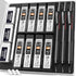 Nicpro 0.9 Metal Mechanical Pencil Set with Case, 3PCS Black Drafting Pencil, 8 Tubes HB Lead Refills, 3PCS Erasers