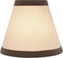 Aspen Creative 32043-2A, 3" 6" 5" Set 2 Hardback Empire Clip-On Chandelier Lamp Shade, Off-White, Top x Bottom x Slant
