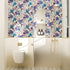 Purple Floral Peel and Stick Wallpaper 17.5" x 118" Waterproof Vinyl Contact Paper for Kitchen Countertop Cabinets