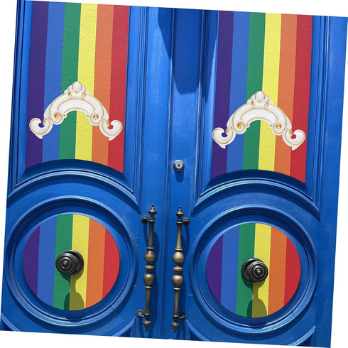 2pcs Homoyoyo Adhesive Furniture Appliques Onlays: Decorative Frame Onlay - Peel and Stick Corner Decal for Vanity