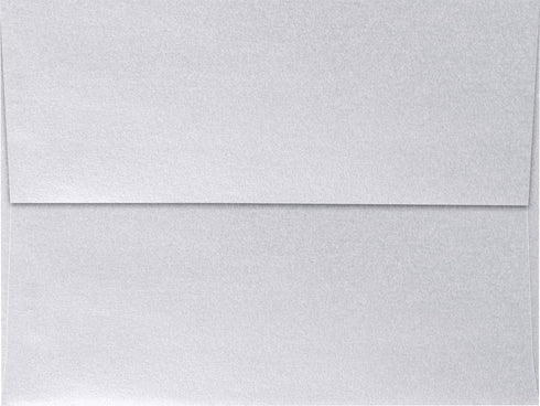 LUXPaper A7 Invitation Envelopes | Peel & Press | 5 1/4" x 7 1/4" | Silver Metallic | 80lb. Text | 50 Qty by LUXPaper