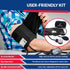 Set 2-Pack Deluxe Aneroid Sphygmomanometer Blood Pressure Monitor Adult Cuff, Carrying Case & Calibration Tool High