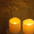 Outdoor Battery Operated Flameless Candles with Timer, Realistic Flickering Plastic Fake LED Pillar Lights for Home