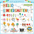 Hello Kindergarten Bulletin Board Decorations, 76Pcs Back to School Classroom Decor for First Day of School