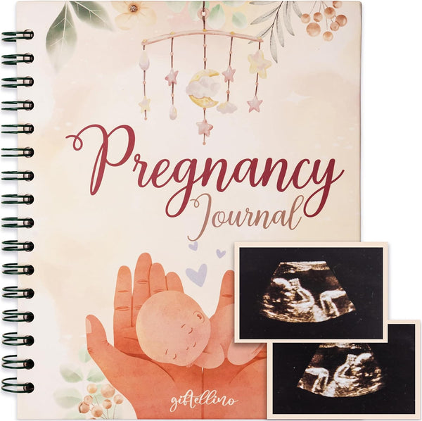 Giftellino First Time Moms Pregnancy Journal - Keepsake Pregnancy Memory Book for