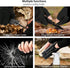 Engraved Pocket Knife for Men, 6 in 1 Multifunction Folding Knives with Fire Starter, LED Light, Gifts, Anniversary