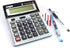 BAZIC Desktop Calculator 12-Digit Profit Calculation & Tax Functions, Large LCD Display, Solar Battery Dual Power Electronic Calculators, 1-Pack