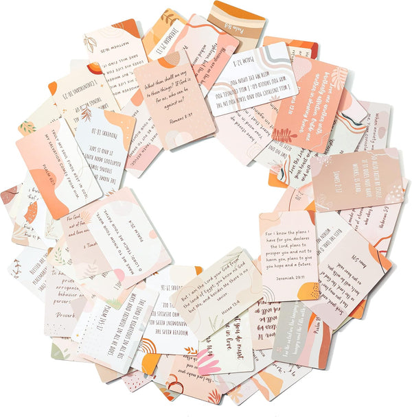 Mr. Pen- Prayer Cards, 70 Unique Bible Verse, Mini Scripture Cards for